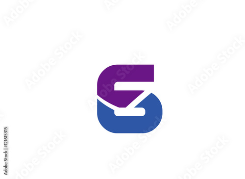 Number six 6 logo icon 