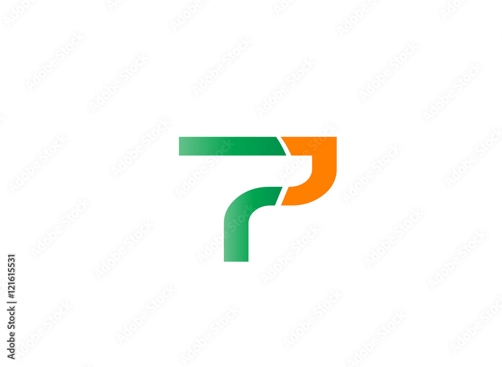 Abstract Number 7 logo Symbol icon
Abstract Number 7 logo Symbol icon