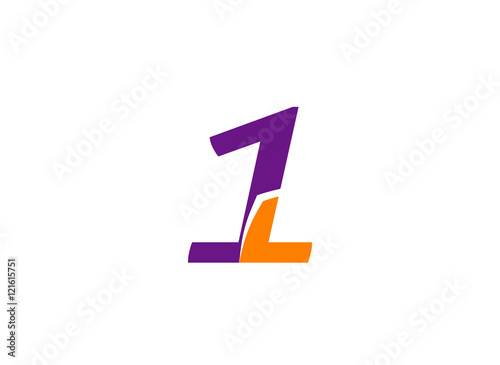 Free Download Number logo design.Number one logo.Logo 1 vector template
 - GFXLoad