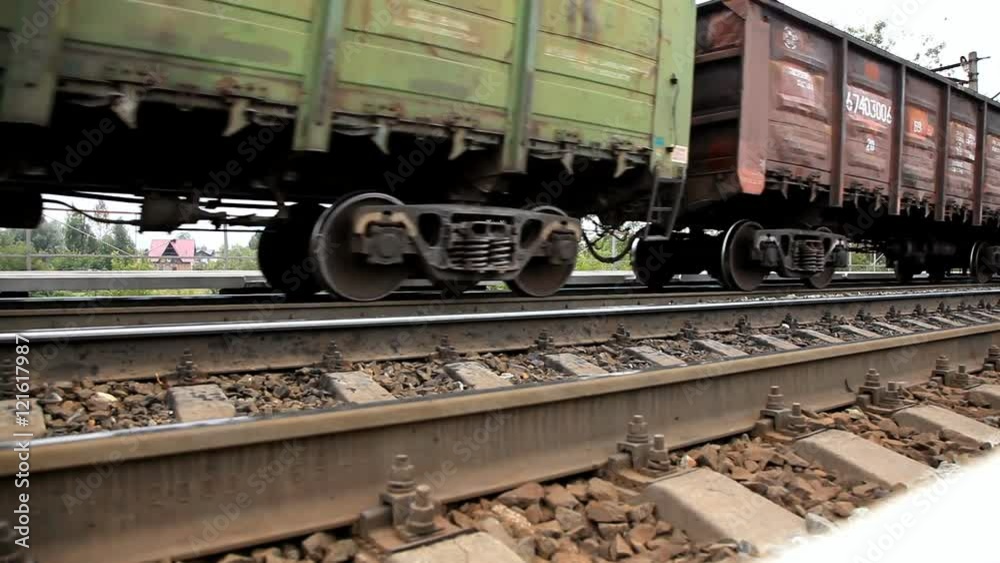 freight train arrives at the station freight train arrives at the station