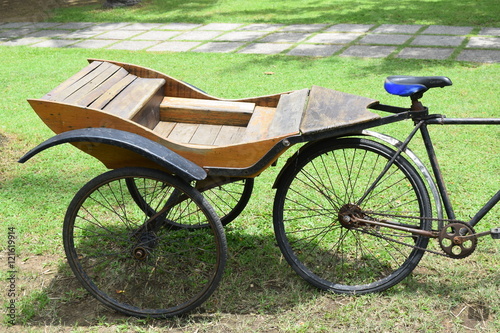 xichlo vehicle for decorating in landscaping park in vietnam photo