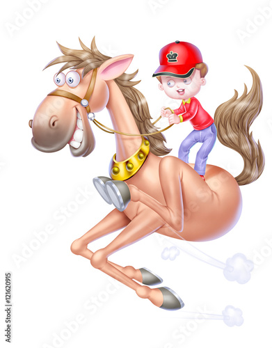 Boy on a horse