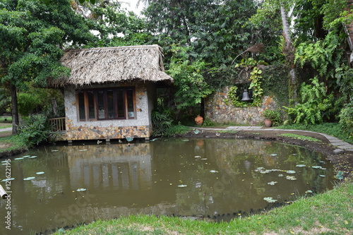 countryside house and village