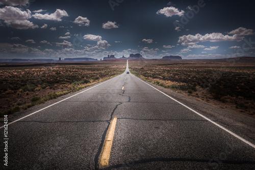 Fotografie Hwy 163 toward Monument Vally Forrest Gump Point