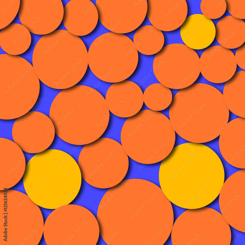 Abstract Artwork Circles Orange Yellow Abstract Artwork Circles Orange Yellow