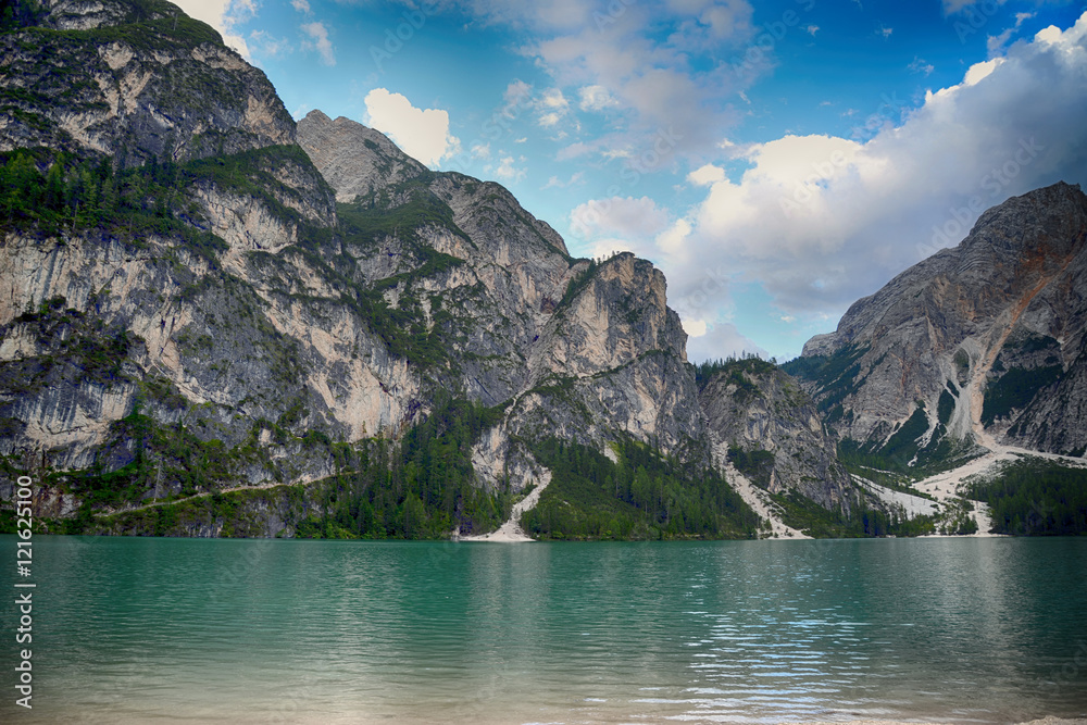 Panorama - Lake Braies - Lago di Braies - Dolomiti