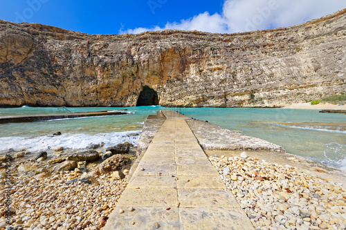 Inland Sea at Dwejra, Gozo, Malta, wide angle