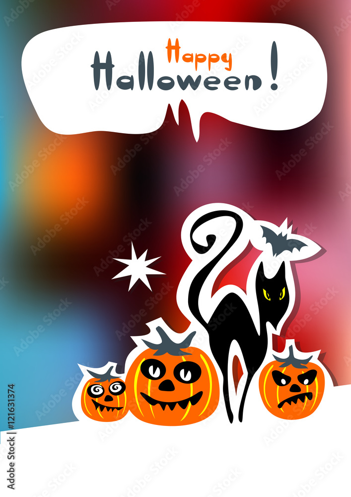 halloween black cat