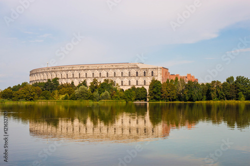 The unfinished building of The Congress Hall (Kongresshalle), a part of the former Nazi Party Rally Grounds in Nuremberg, Germany photo