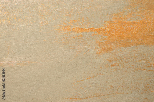 Fototapeta Naklejka Na Ścianę i Meble -  серая золотая акриловая краска деревянный фон