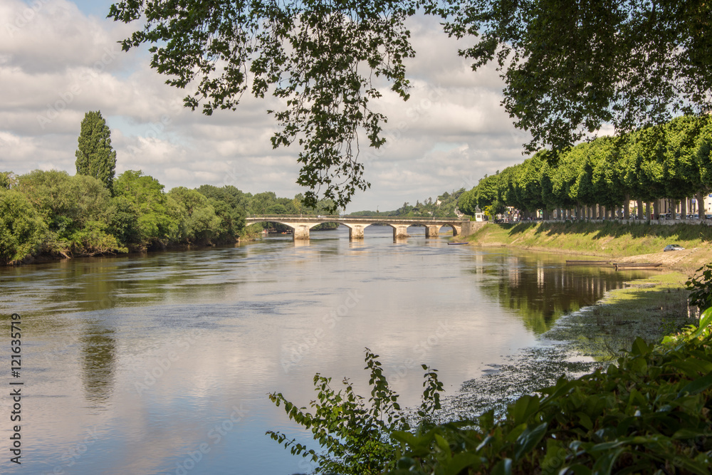Obraz premium Vienne à Chinon