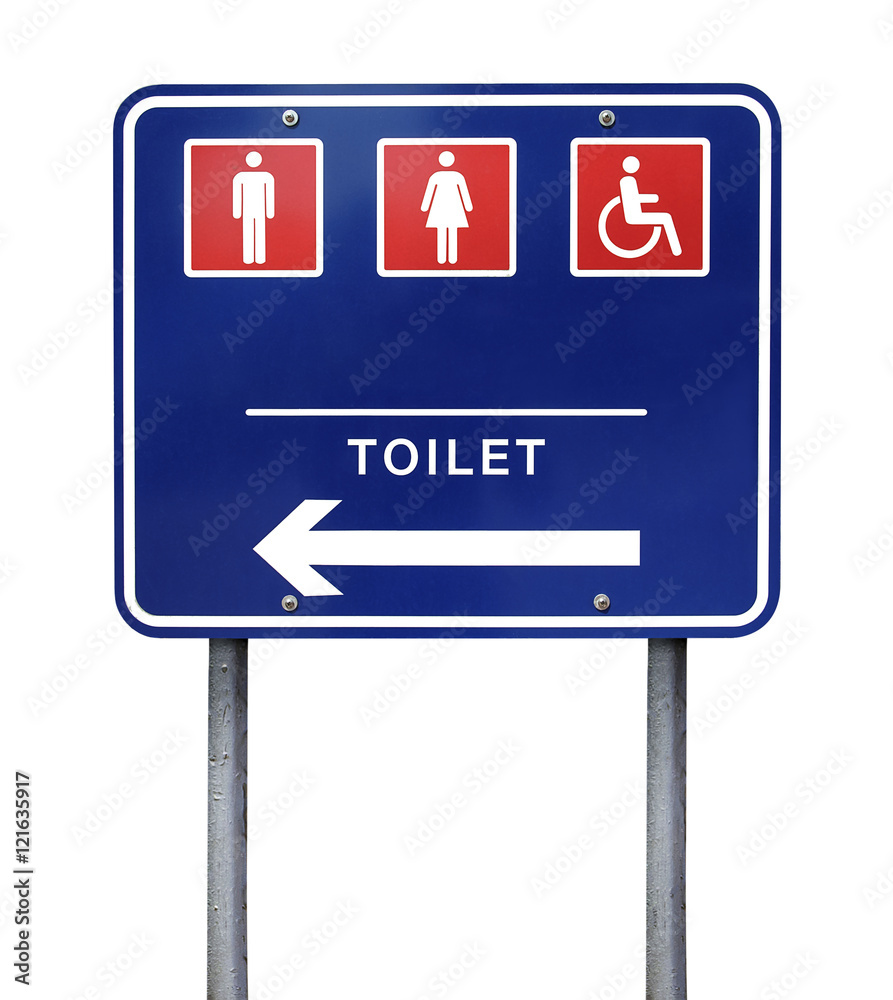 Restroom sign Restroom sign