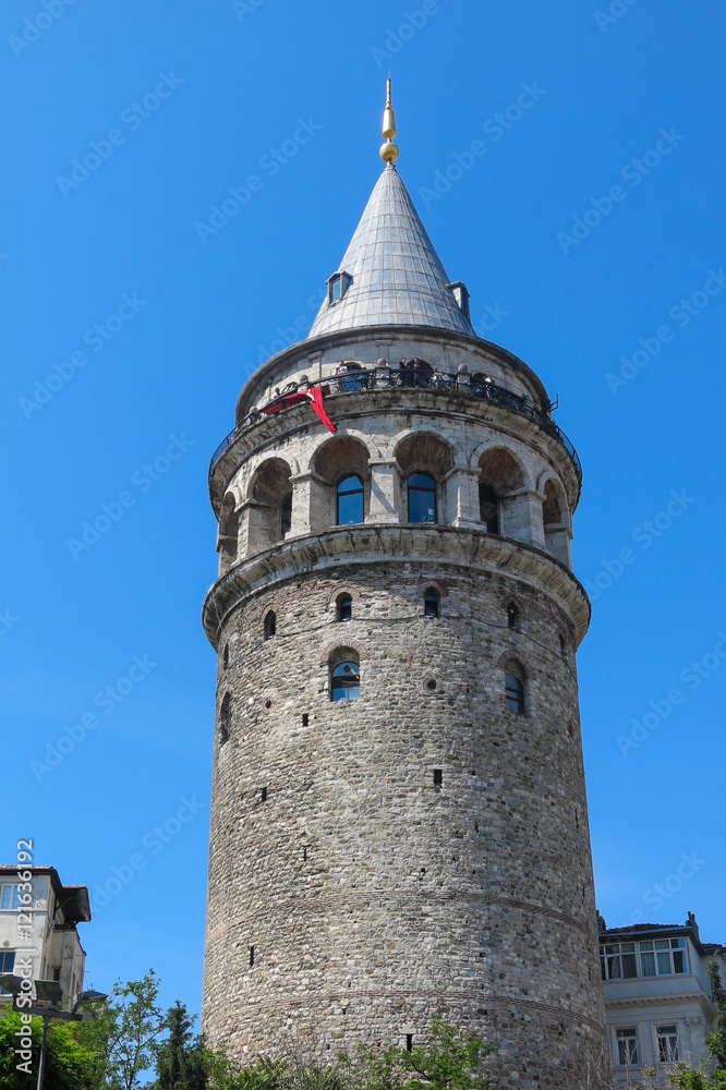 Galata Tower taken in Istanbul, Turkey