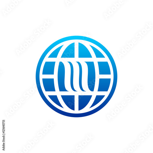 Abstract Globe Logo