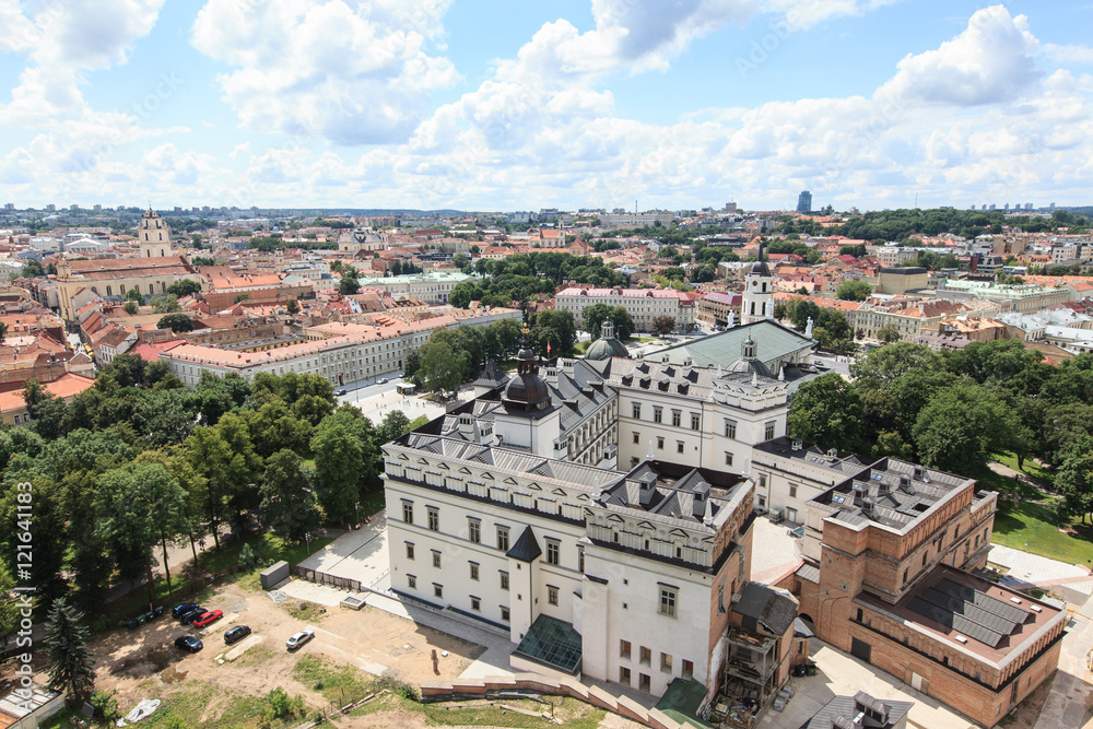 Aerial view of Vilnius, Lithuania 