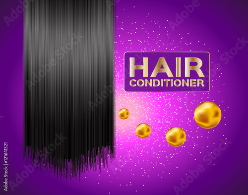hair conditioner , black hair