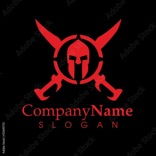 Company Name - modern logo (spartan)