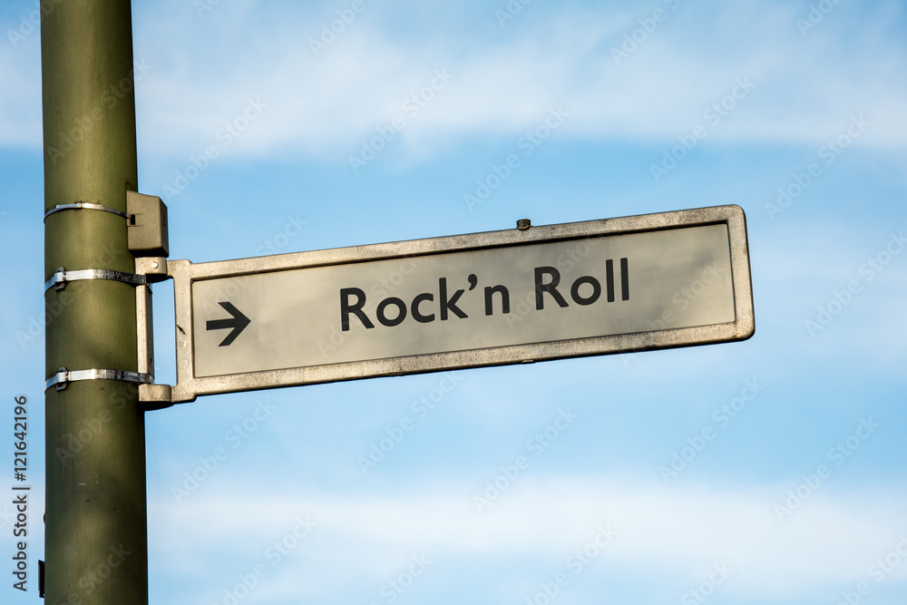 Fototapeta premium Schild 67 - Rockn Roll