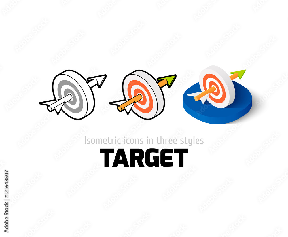 Target icon in different style