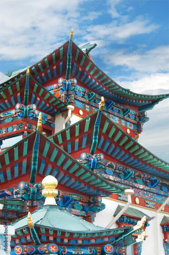 Obraz premium Buddhism religion temple