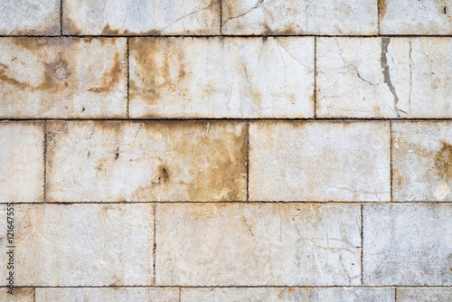 Large block stones weathered wall texture