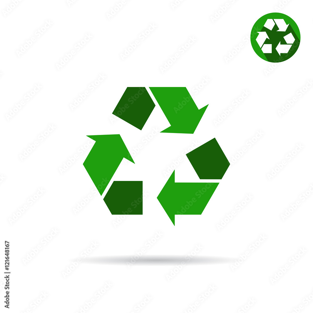 Obraz premium Green eco sign