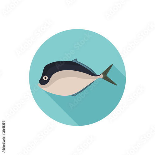 Moonfish color flat icon