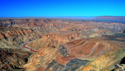 Fotobehang Canyon Fish River Canyon in Namibië  © homocosmicos