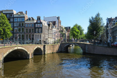 Kanal (Gracht) in Amsterdam