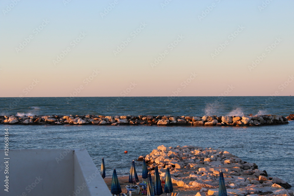 Obraz premium stormy sea