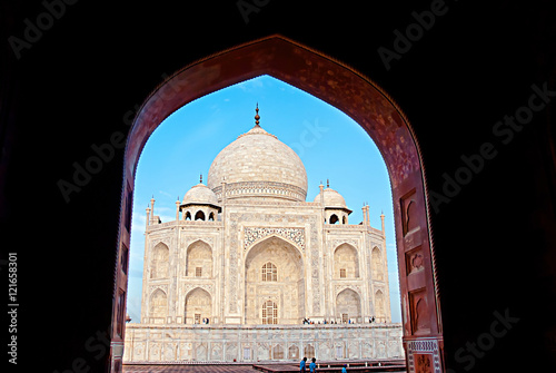 India. Taj Mahal indian palace. Islam architecture. 