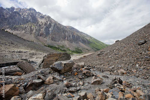 Aktru. Altai Mountains landscape