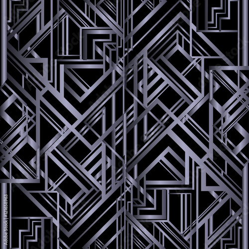 Vintage background. Retro style seamless pattern of 1920s