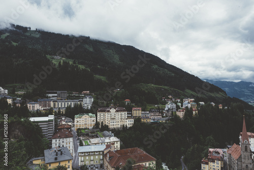 Landscape of small town in ...
