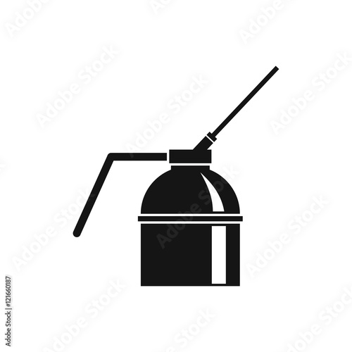 Can of spray paint icon in simple style on a white background vector illustration