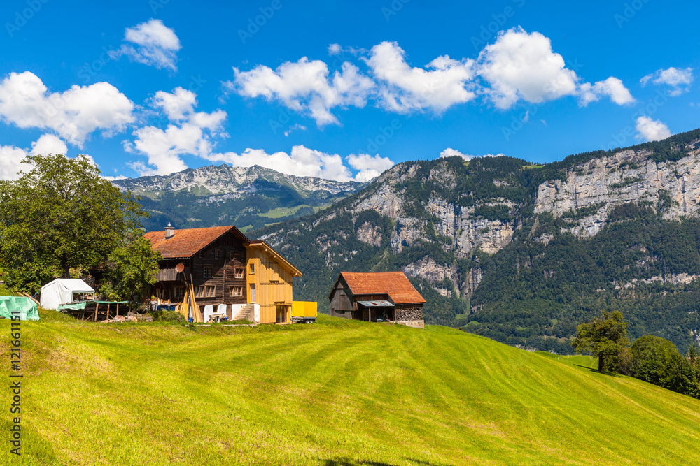 Beautiful view of Countryside in Switzerland
