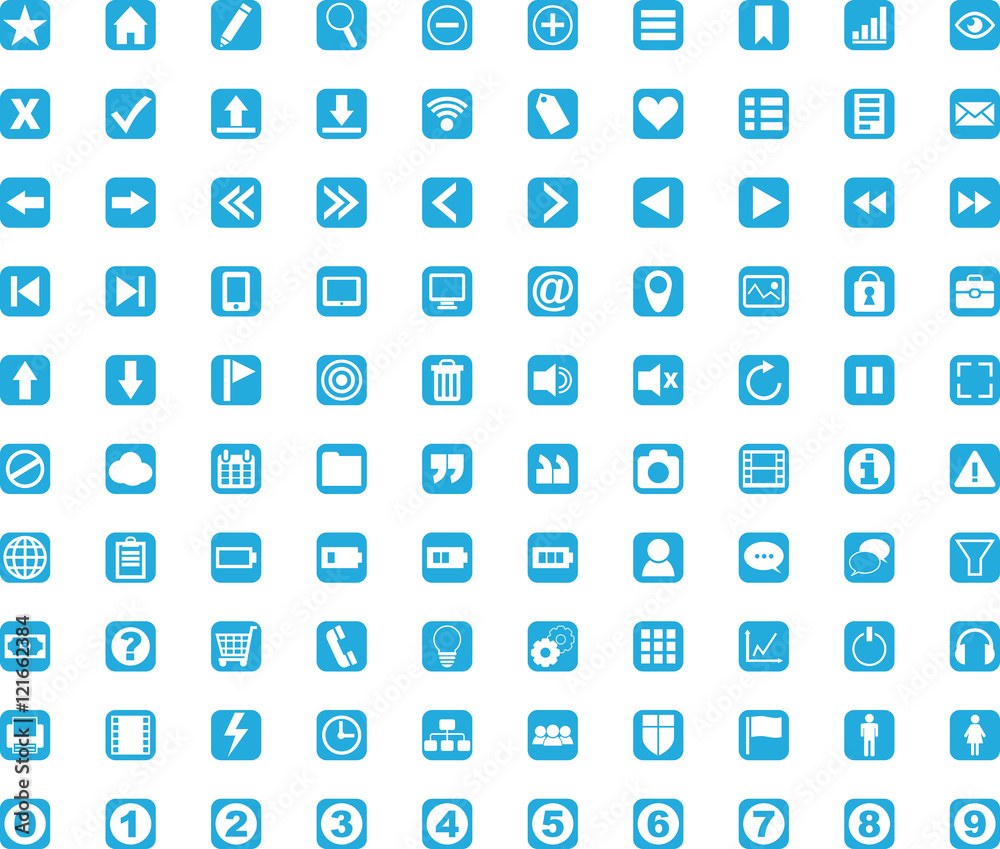 100 Icons Web Square Cyan 100 Icons Web Square Cyan