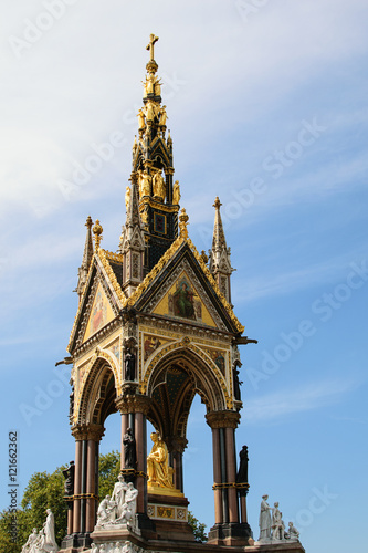 The Albert Memorial in Kensington Gardens, London. photo