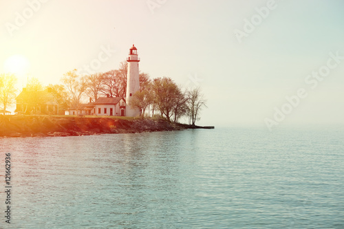 Pointe aux Barques Lighthouse, built in 1848 photo