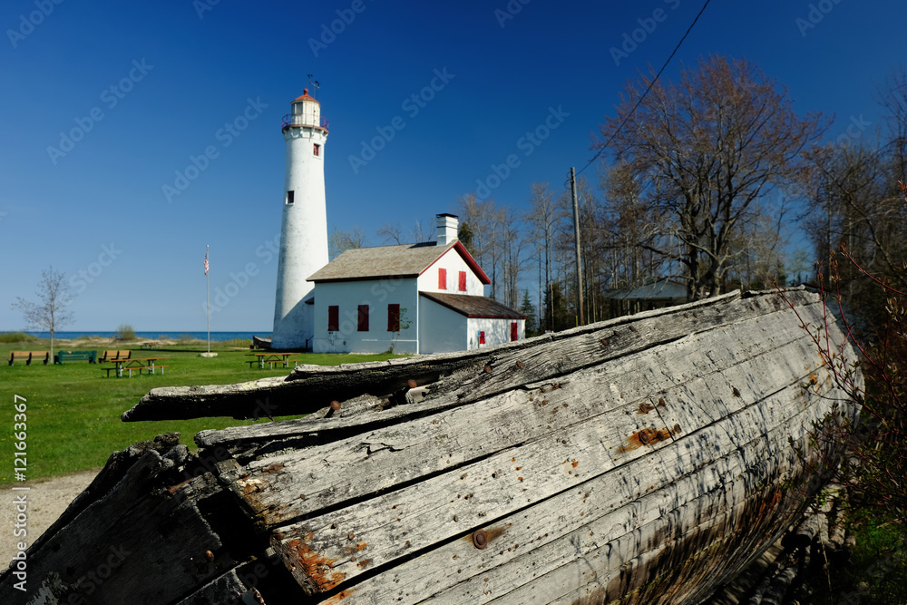 Sturgeon Point Lighthouse, built in 1869