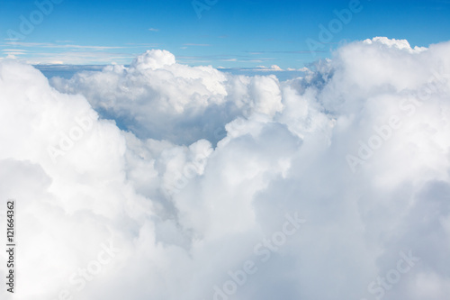 Fototapeta Naklejka Na Ścianę i Meble -  Wolkenberg über den Wolken