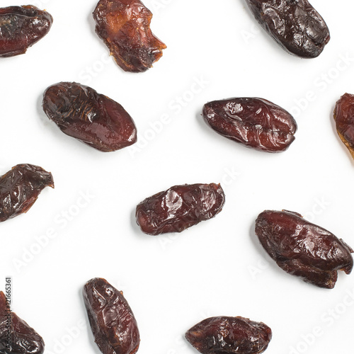 Dried Dates. Tamara. Close-up photo