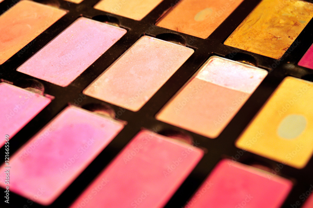 make up kit. Soft focus. Focus at central point. Used toning of the photo make up kit. Soft focus. Focus at central point. Used toning of the photo