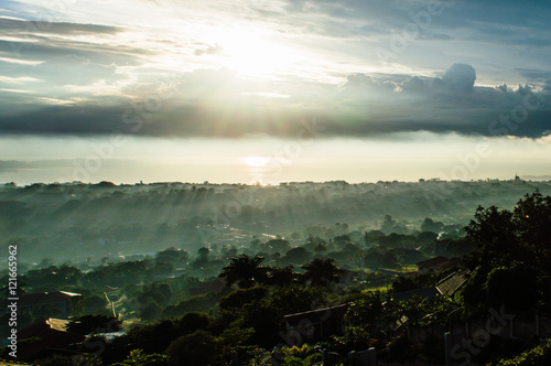 Kampala sunrise photo
