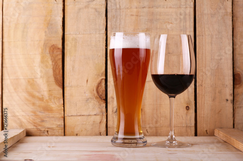 Beer versus wine