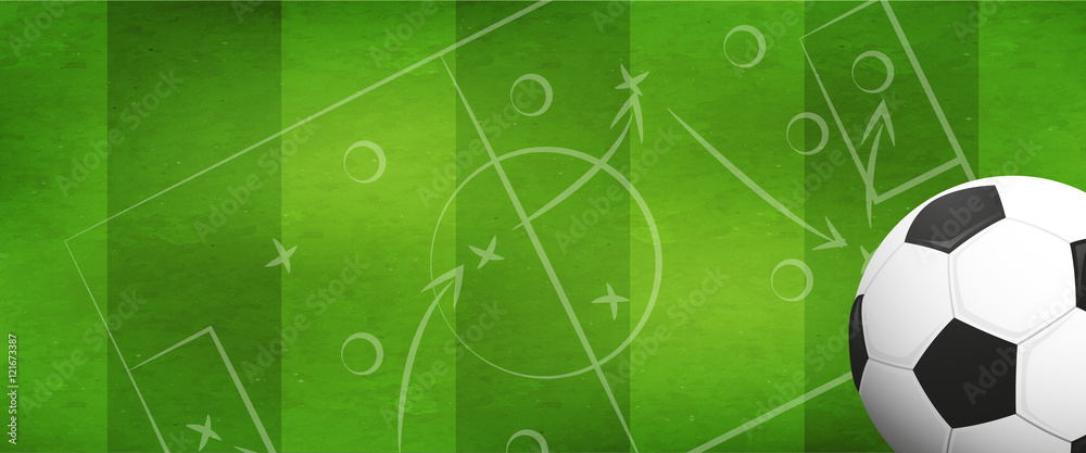 Obraz premium Soccer or football background
