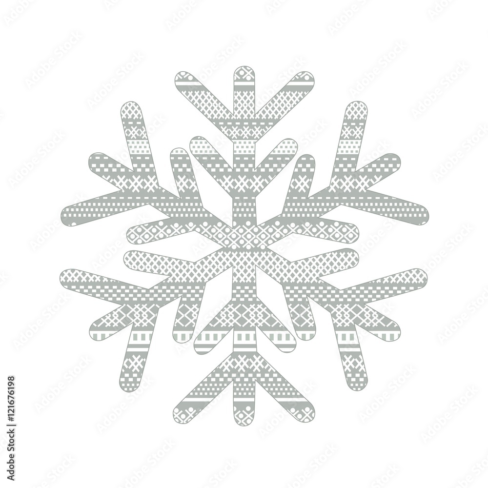 Christmas card with snowflake Christmas card with snowflake