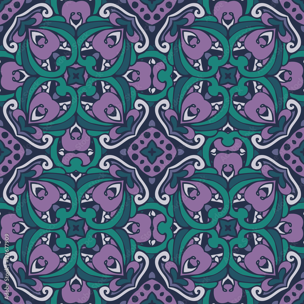 Fototapeta premium abstract vintage seamless vector pattern design