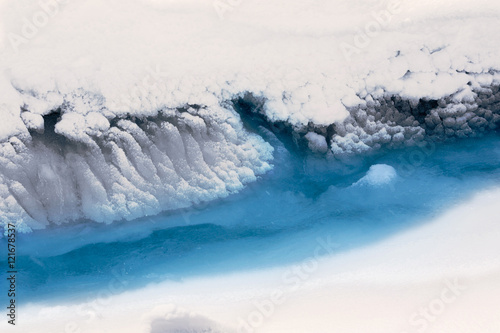 Ice Pool, Athabaska Glacier photo