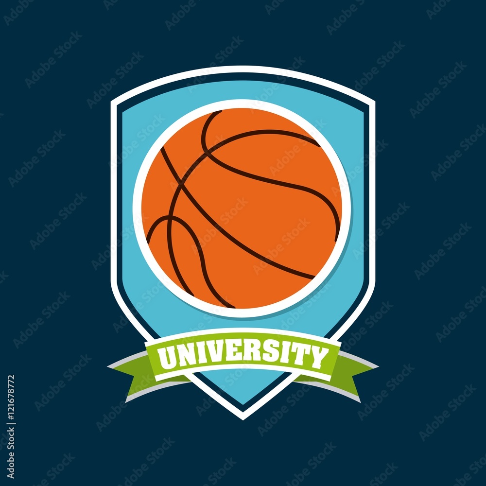 university emblem concept icon vector illustration design